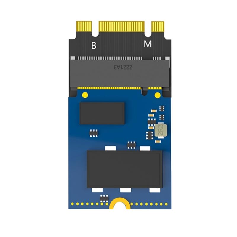 M.2 NVME M Key B+M 2230 To 2242 Extension Adapter Extension Board Replacement for T470 T480 L480 T580 X270 X280