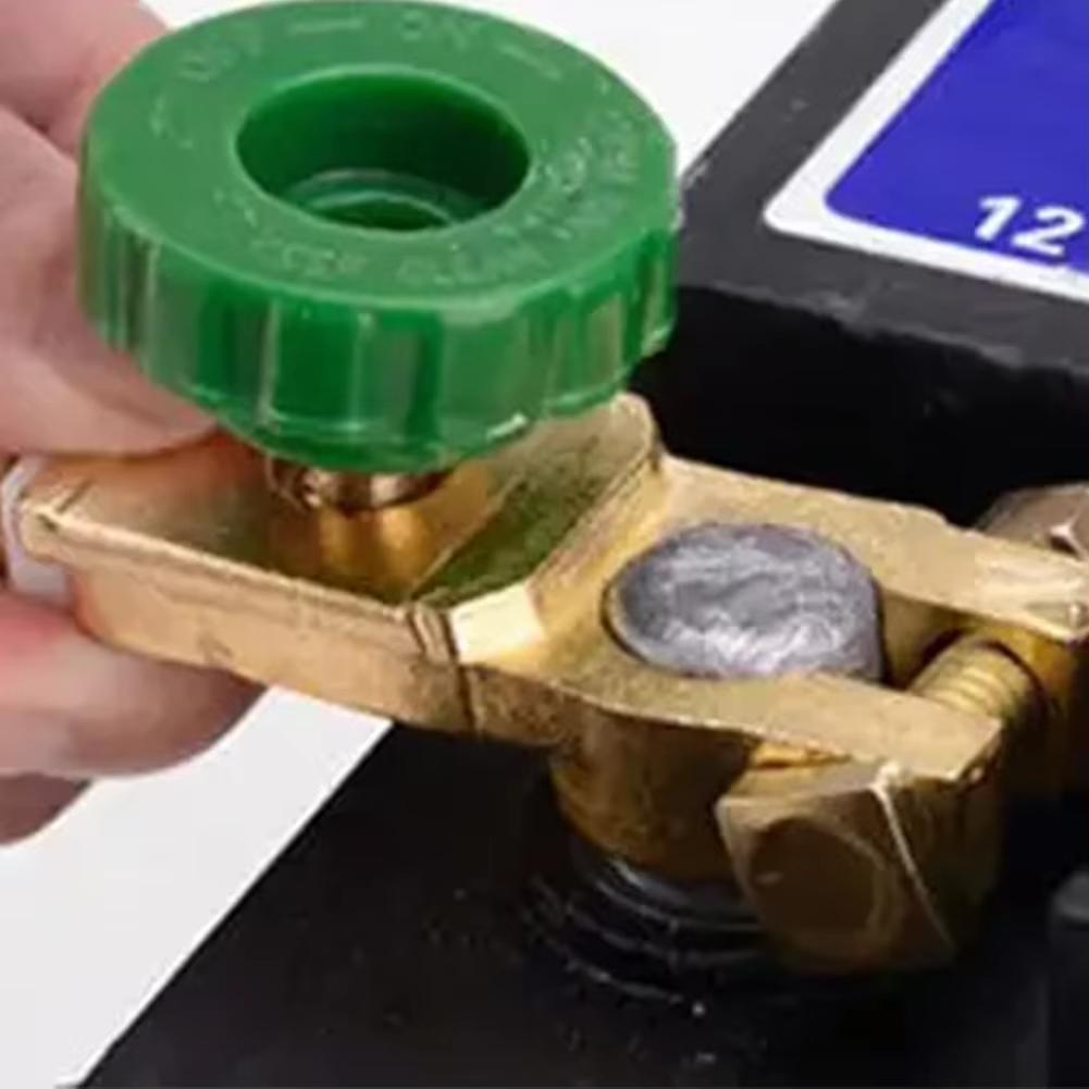 Car Battery Switch Battery Terminal Link Switch Automatic Circuit Breaker Car Battery Power-off Switch Quick Cut-off Disconnect Protector RV 12V-24V