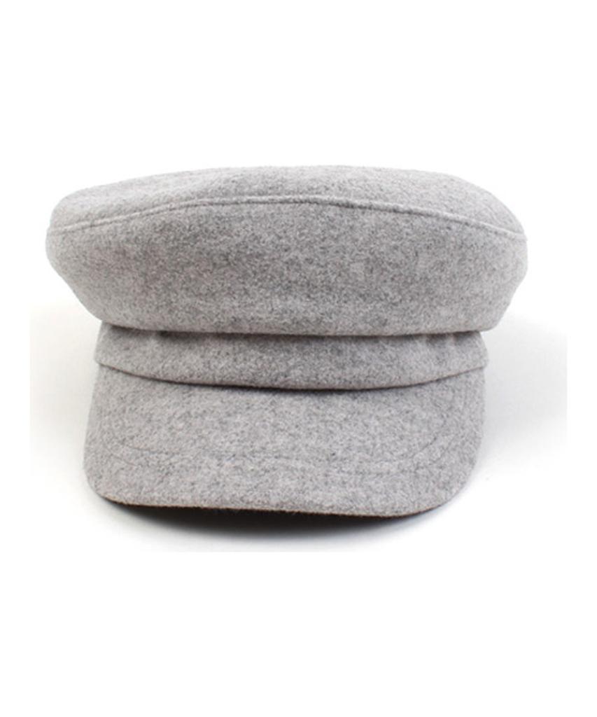 Mild Wool Light Gray Marine Cap