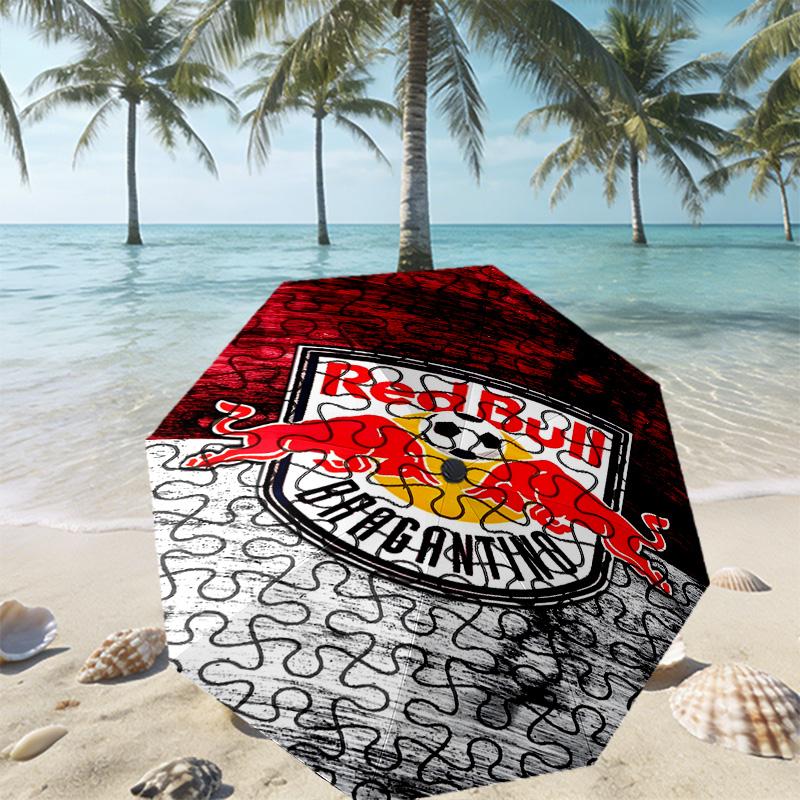 RB Leipzig Print Umbrella Automatic Opening/ Closing - Portable Foldable Design - Daily use for Travel/Outdoor - Gift for Birthday