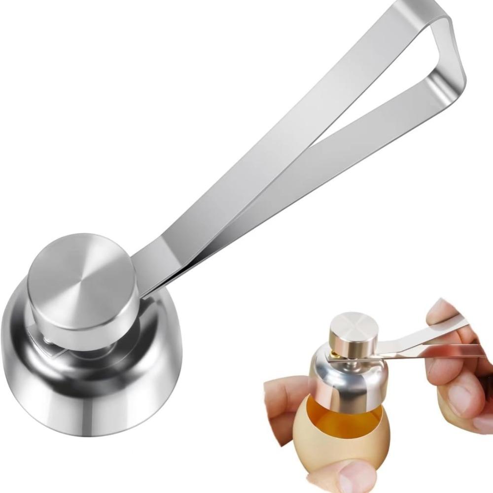 New Stainless Steel Egg Topper Opener Cracker Removal Creative Eggshell Cutter for Boiled Raw Egg Shell Openers Kitchen Gadgets