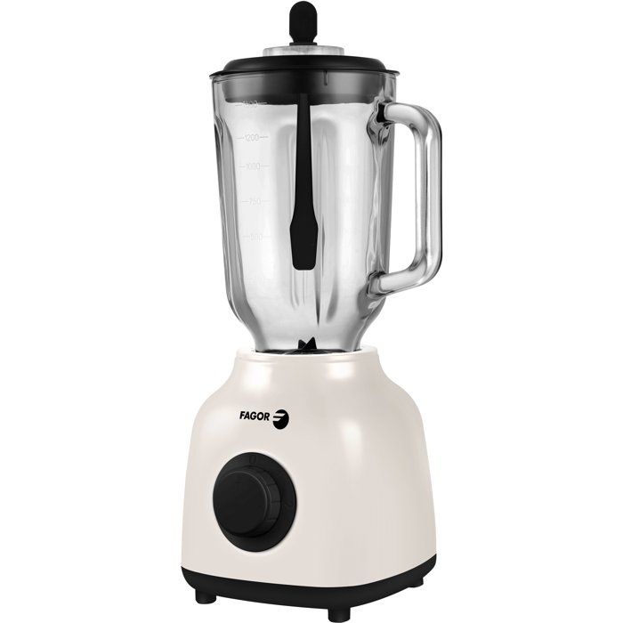 Blender 2-en-1 - FAGOR - FGC2160 - 400 W - Bol en verre gradué 1,5 L - Creme