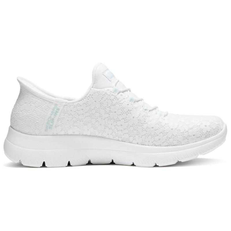 Skechers Women Cushioned Wear Resistant Low Top Casual Shoes White 150125-WHT