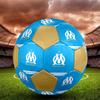 Olympique de Marseille Indoor Soccer Ball Colorful All Ages Size 5 Machine Stitched PVC Competition Ready Durable High-Bounce
