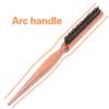 New Professional Salon Peel Back Hair Brush Boar Bristle Wood Slim Line Comb Hair Brush Extension Hair Styling Tool