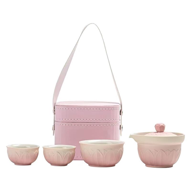 Китайский керамический чайный сервиз «Лотос»