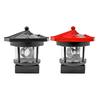 Lighthouse Shape LED Solar Light Smart Sensor Beacon Rotating Solar Lamp Landscape Garden Fence Yard Outdoor Decoration