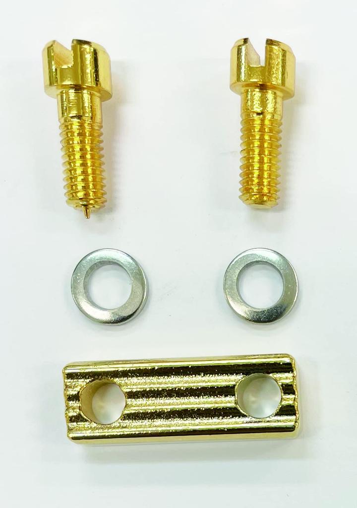 SONOR Strainer Snapper Plate & Flathead Screw [Gold] SN-19037205