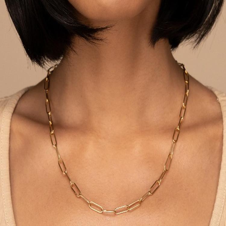 Necklace, versatile retro temperament multi-layer chain necklace for women, simple personalized items