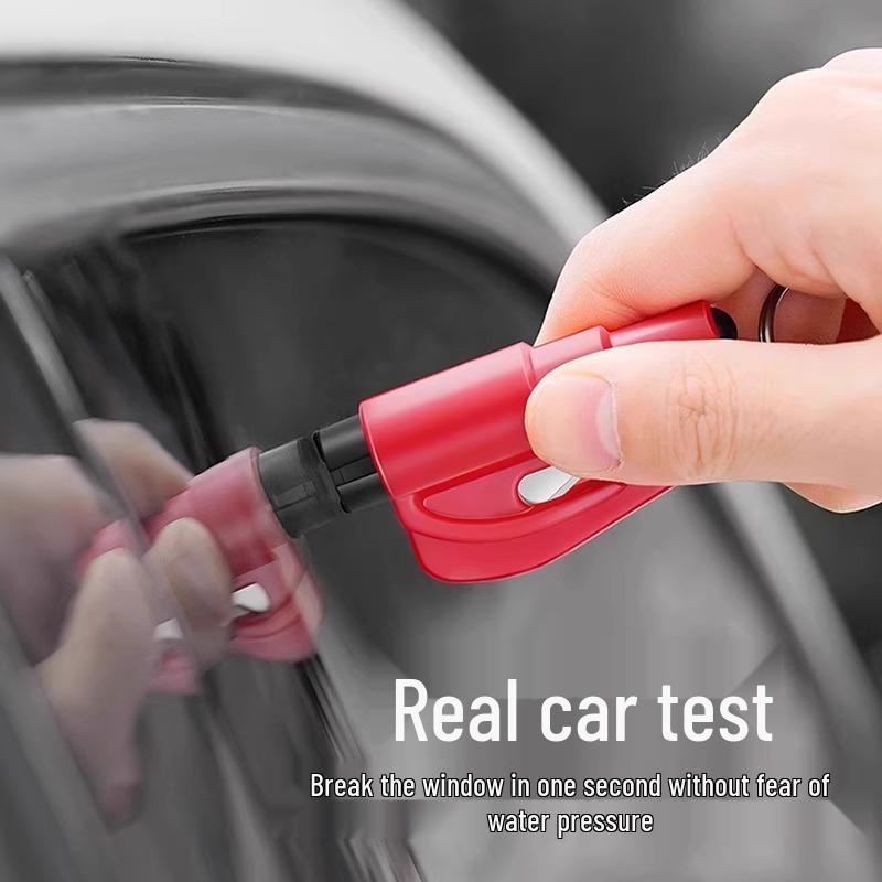 Multifunctional Car Safety Hammer: Window Breaker & Emergency Lifesaver