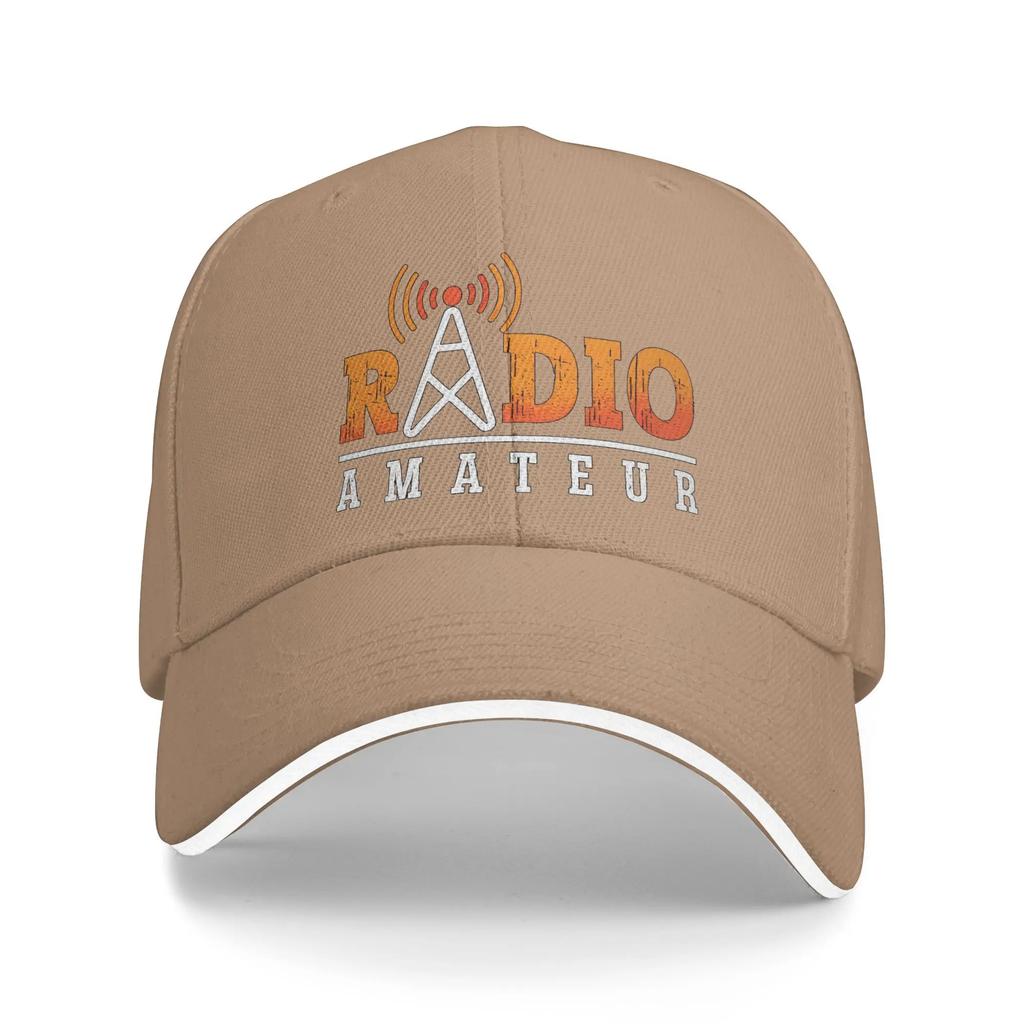 Ham Radio Amateur Loves Outfits Unisex Women Baseball Cap Antenna  Dad Hat Casual Formal Headwear Adjustable Fit Snapback Hat
