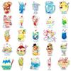 50 Adorable Summer Ice Cream & Fruit Juice Waterproof Stickers for Milk Tea Cups