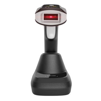 Ekran Görüntüsü ve Şarj Tabanı BT ve 2.4GHz Kablosuz Bağlantı ile 2D 1D QR Barkod Tarayıcı