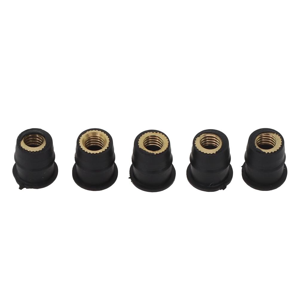 Motorcycle Windshield Rubber Nuts Mounting Vibration Damper