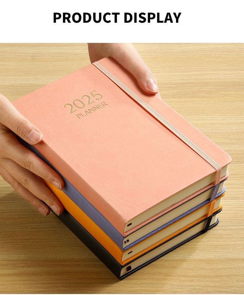 Auf Lager: A5 Englischer Planer 2025-2026 mit Gummiband