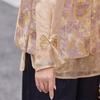 2026 Chinese-Style Embroidered Vest for Middle-Aged & Elderly Women - Elegant, Fashionable Two-Piece Set for Mom
