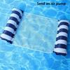 1/2pcs Striped Pool Floats,Inflatable Swimming Floats for Pool Party&Beach,Foldable Lounge Floats,Summer Water Fun PVC Floaties