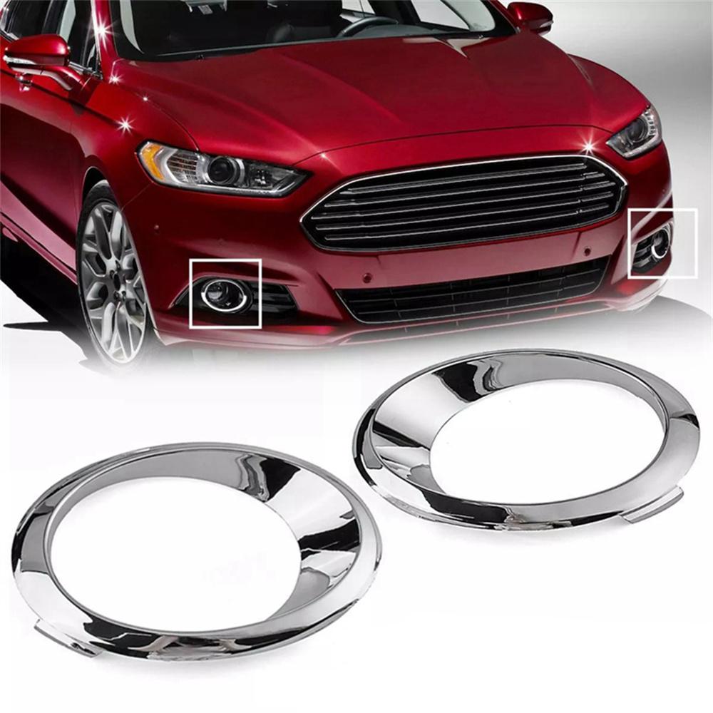 

2 Chrome Decorative Rings For Ford Mondeo/Fusion 2013-16 Front Fog Lights