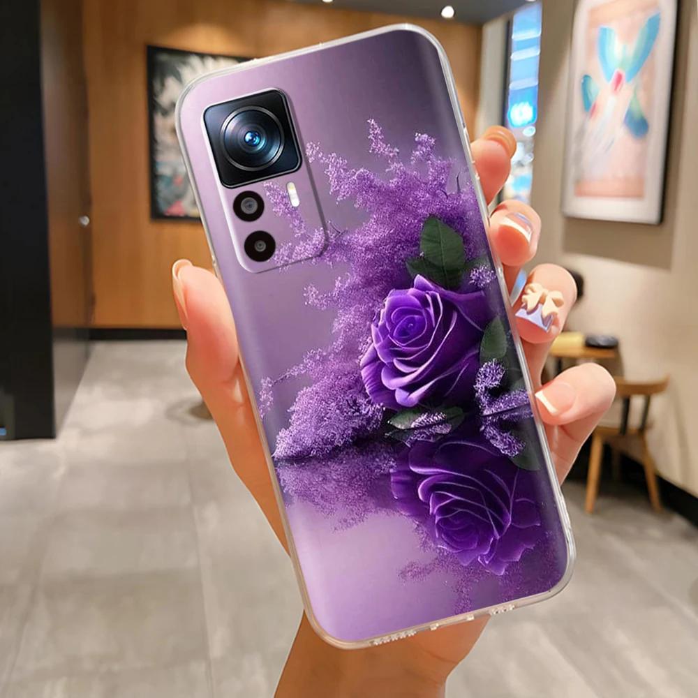 Pro Xiaomi Mi 12T 12 T Pro Pouzdro Průhledné Měkký Silikon Ochrana Čočky Zadní Kryt Pro Xiaomi Mi 12T 12 Mi12 12X Lite Pro Kryt Telefonu