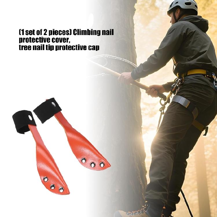 2Pcs Climbing Spikes Cover Tree Spikes Protections Cover Soft Climbing Splke Caps Guard for Professional Climbers