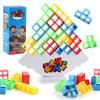 48/32/16Pcs Tetra Tower Balance Stacking Blocks Game Early Learning Educational Toy Gift for Kids Family Games