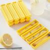 7pcs/set French Fries Shape Ice Mould Bar Grinding Tool Homemade Ice Cube Summer 6pcs Ice Grid 1pc box