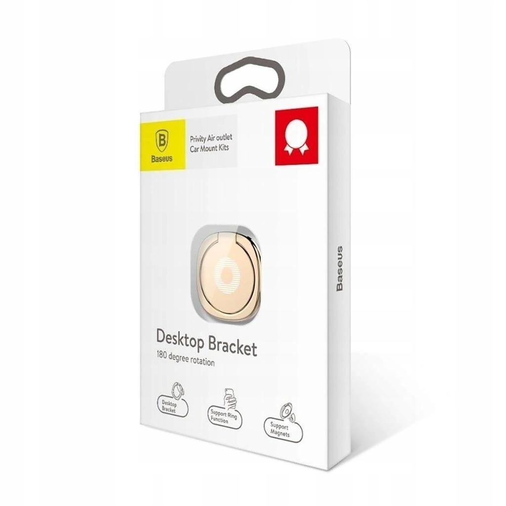 Baseus Privity Ring Holder / Ring With Stand Function - Gold