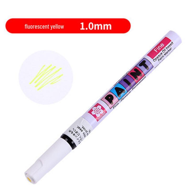 Japan Sakura Gold & White Oil-Based Paint Pen Set for Black Card Art & Drawing