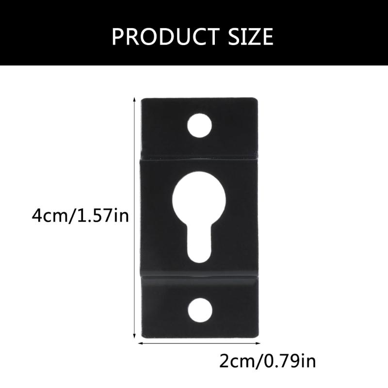 1 Paar Lautsprecher-Wandhalterungshaken für Surround-Lautsprecher Sicheres und Langlebiges Metall-Design für Platzsparende Musikausrüstung