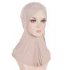 Stirn-Kreuz-Muslim-Frauen, vollständig bedeckende innere Hijab-Kappe