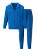 2024 Winter Waffle Pocket Zipper Hooded Jacket & Long Pants Set