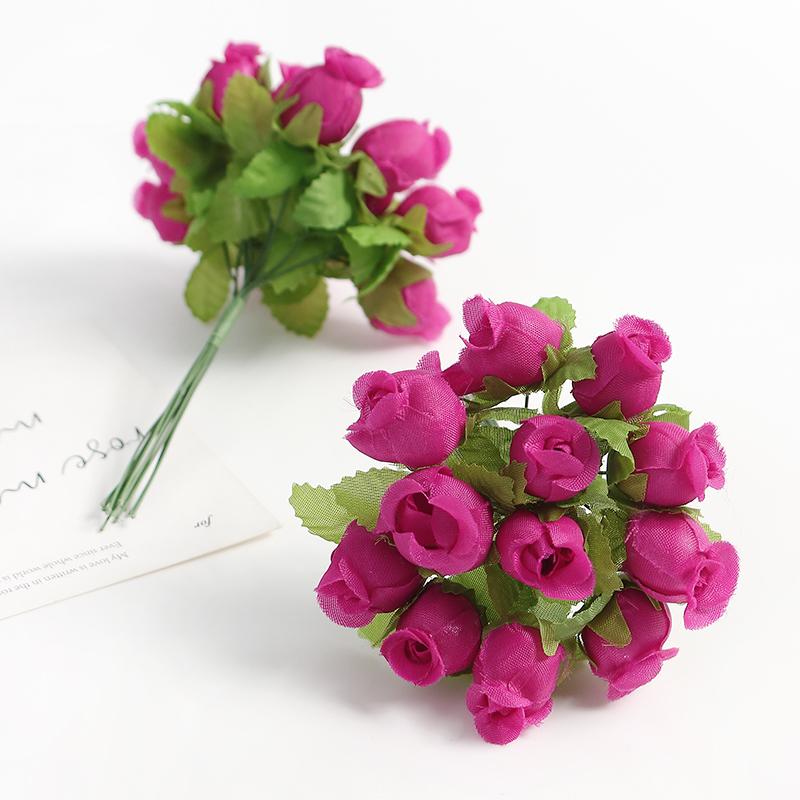 1/5/10bundle Rose Artificial Flowers Silk Fake Flowers for Home Decor Wedding Decoration Supplies DIY Crafts Wreath Accessories