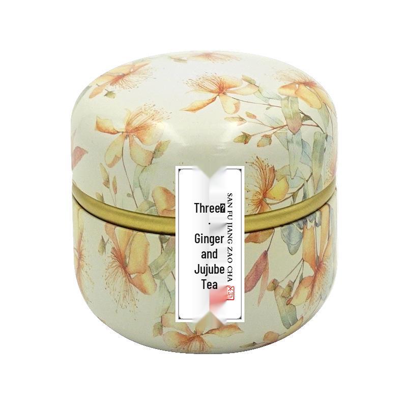 Goddess Festival Gift Box: Peach Osmanthus Oolong & Rose Black Tea in Small Iron Cans