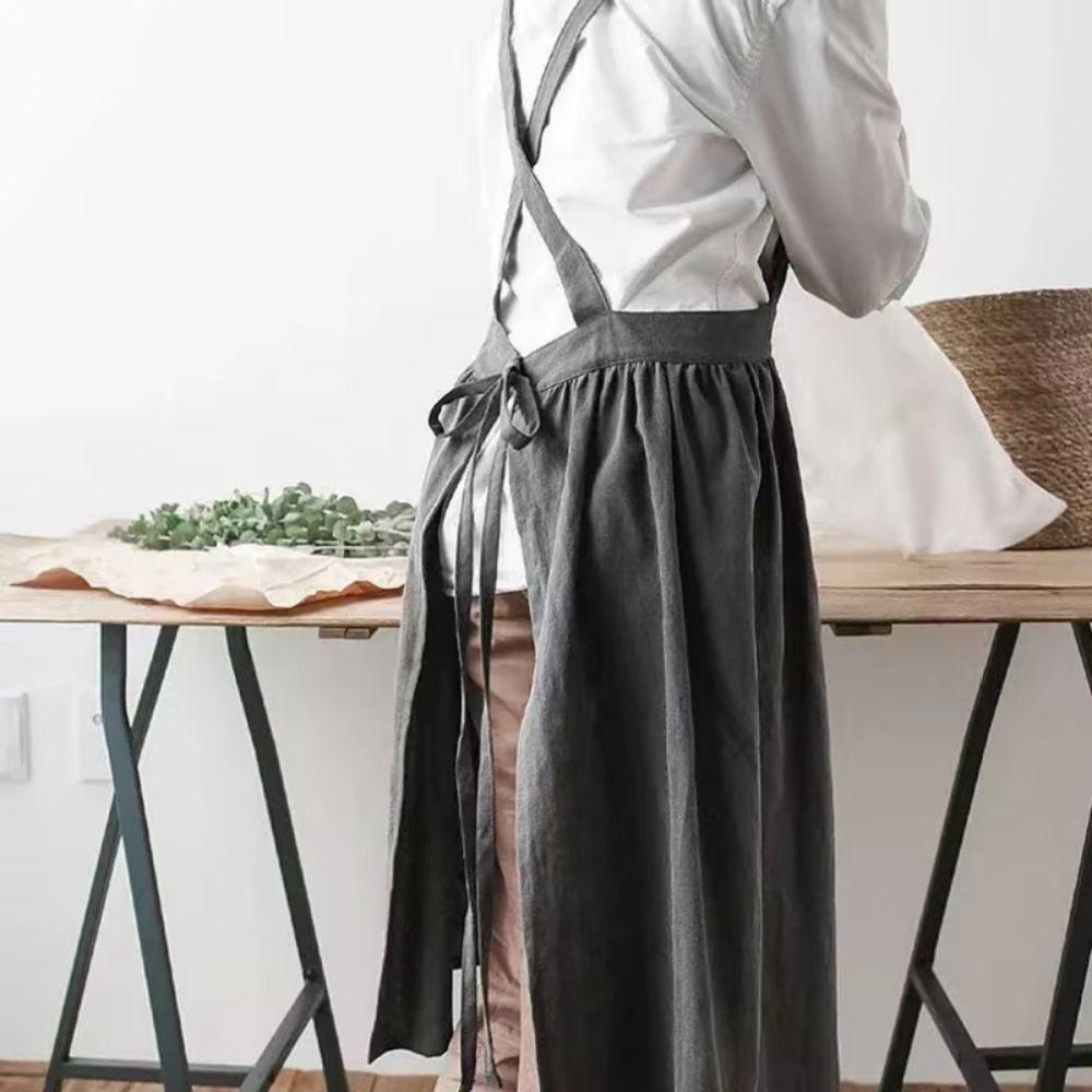 Solid Color Florist Apron Adult/Children Children's Apron Kitchen Cooking Apron  Housework Cleaning