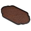 Chinese Tea Table Tureen Base Support Teapot Mat Bamboo Alloy Purple Sand Teapot Kettle Mat Pot Mat Serving Trays Tea Tray