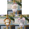 Plush Animal Keychain Panda Monkey Toy For Kids And Adults