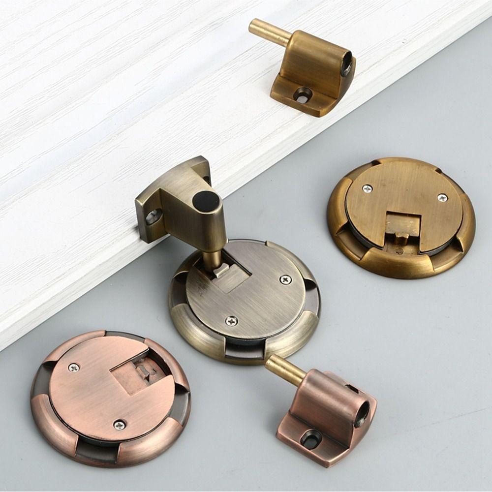 Zinc Alloy Door Holder Non-punch Door Stop New Door Suction  Door