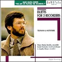 CD KNEISS (HANS MARIA), TELEMANN, OTTE - Telemann & Ottter / Duets  CMSE135 Japan Classical Used