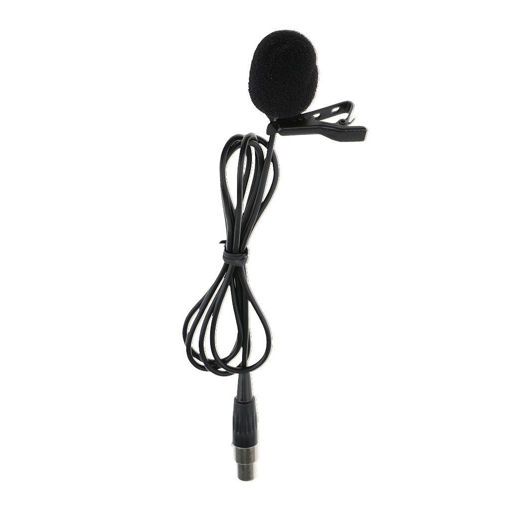Phantasmia Lavalier Microphone 3.5mm 3Pin XLR 4Pin Compatibility 1m Cable Clip Condenser Unidirectional Vocal Speech Dance Sports Instrumental Solo