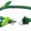 Parrot Rope Perch Cotton Flexible Standing Green Chewing Toy Parrots Cockatiel Climbing Swing Toy For Cockatoos Lovebirds