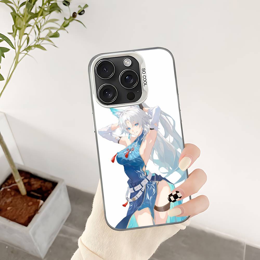 

Feixiao Phone Case For IPhone 17 16 15 14 13 12 11 Pro Max Plus Color Shockproof Back Silver Cover iphone16plus