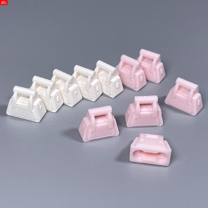 MOC Bricks Handbag Bag Backpack For Building Blocks Accessories 93091 Assembles Particles Children's Toys