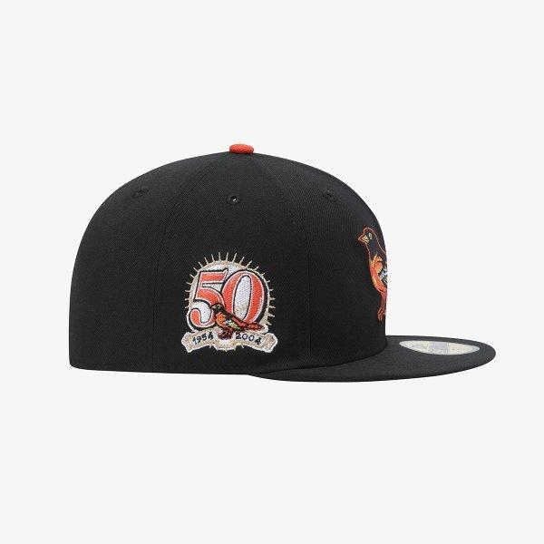 New Era Baltimore Orioles Fitted Cap Schwarz 15131695