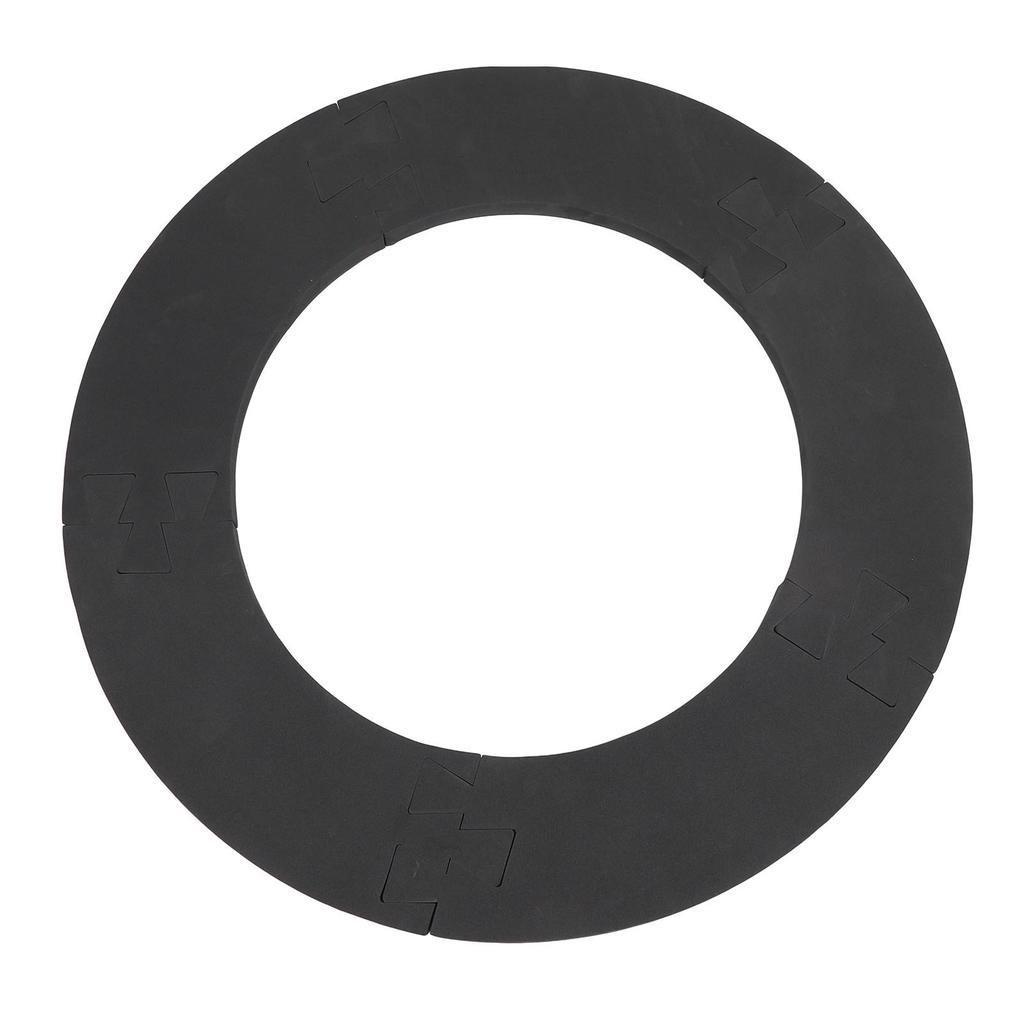5 Pcs Dartboard Backboard Surround Easy Assembly Black EVA Spliced Dartboard Wall Protector for