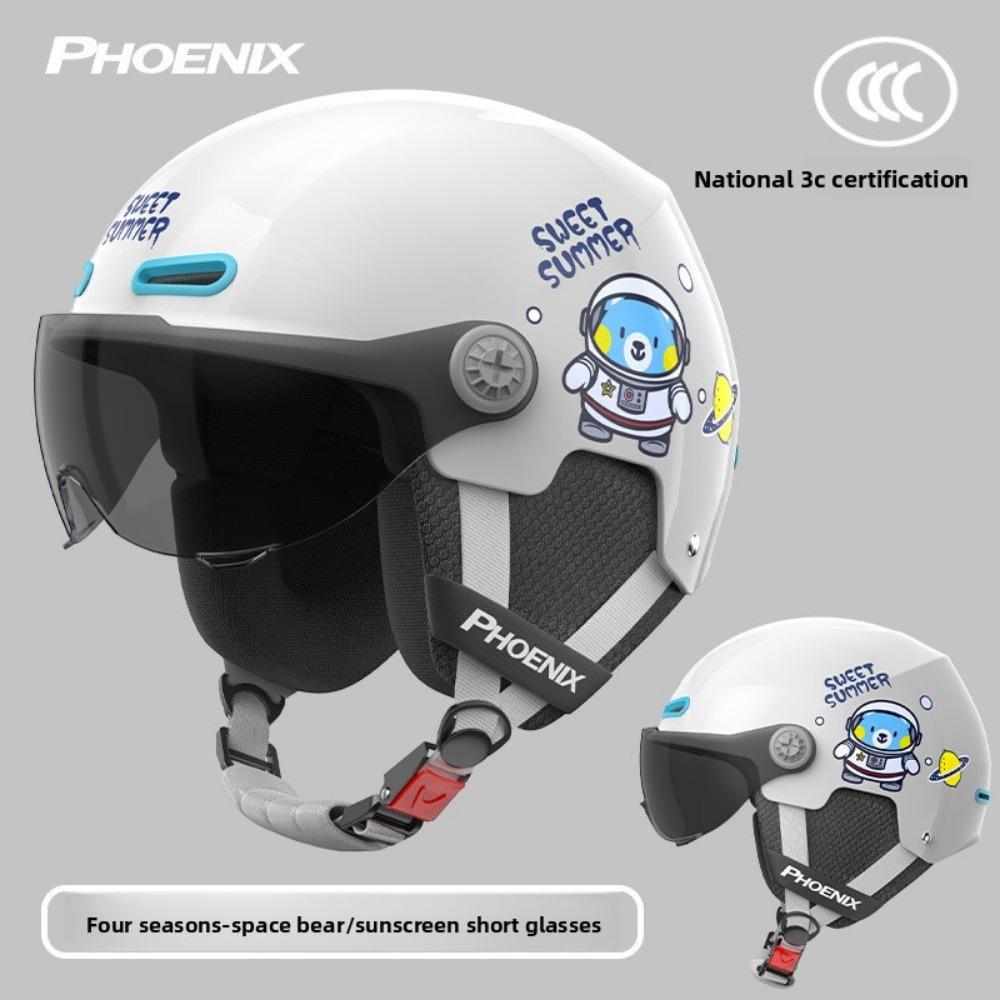 Children's Electric Car Helmet Motorcycle Helmet Cartoon Half Helmet Summer Helmet Four Seasons Helmet