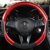 Carbon Fibre+Leather Car Steering Wheel Cover For VW GOLF 7 2015 POLO JATTA Passat Tiguan For Nissan Qashqai J11 X-trail T32