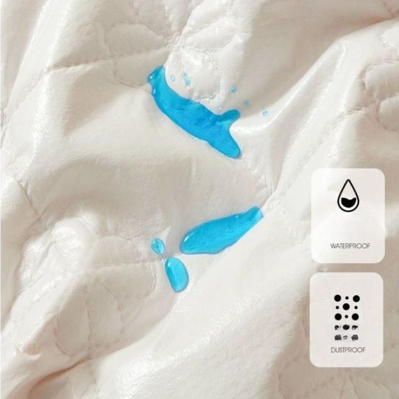 1pcs Waterproof Thickened Fitted Sheet Cotton Quilted Bedspread Full Package Mattress Protective Cover Anti Slip and Dustproof Covers Home Textiles