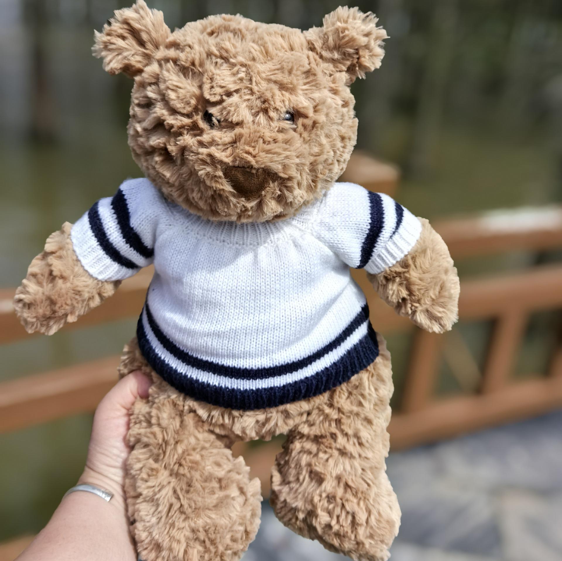 Universal Plush Toy Clothing: Fits 38CM Barcelona Doll, 40CM Ichiban, 50CM Bear 38CM Barcelona Bear Clothing