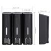 Badezimmer Automatischer Seifenspender Trio Wandmontierter Shampoo- und Spülungsspender, Spülungs-Duschgel-Spender-Set