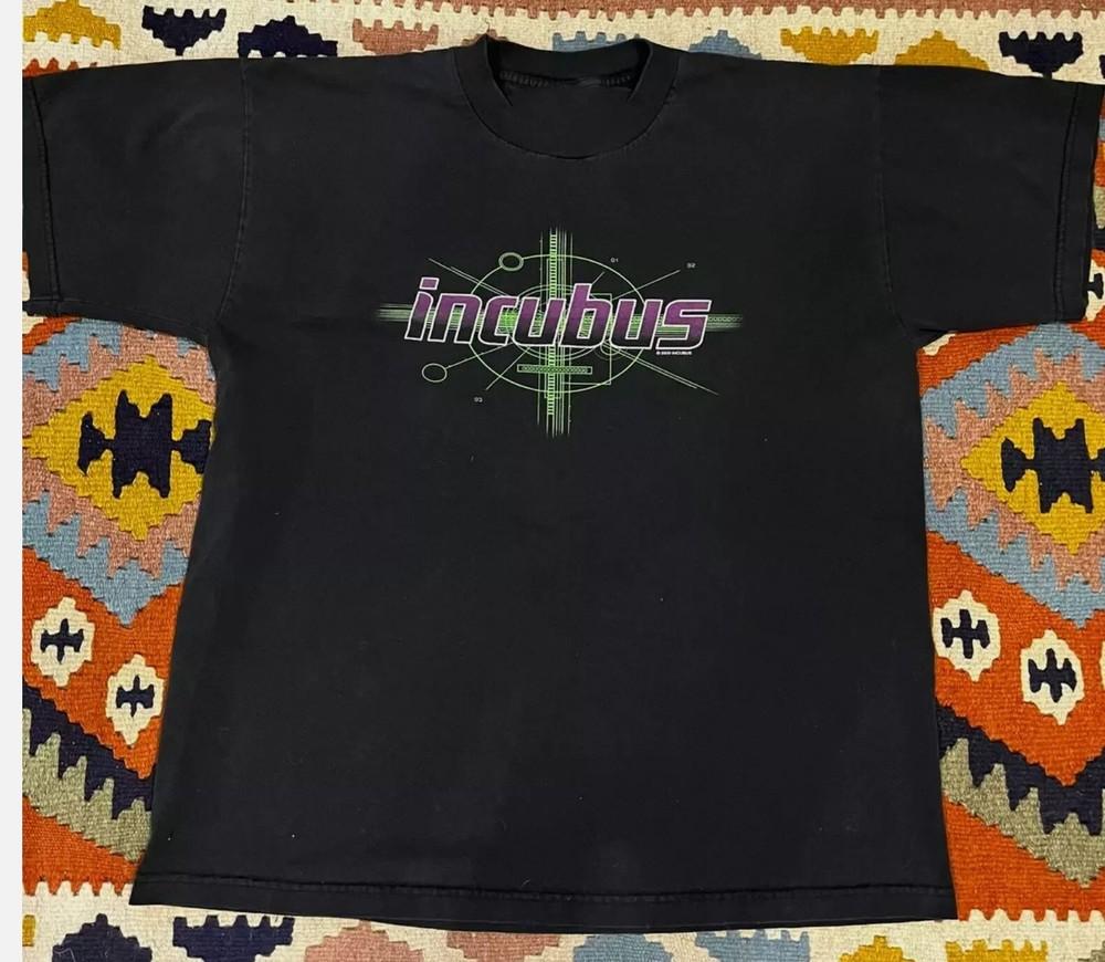 2000 incubus Short Sleeve Cotton Black All Size t-Shirt Unisex T-Shirt M